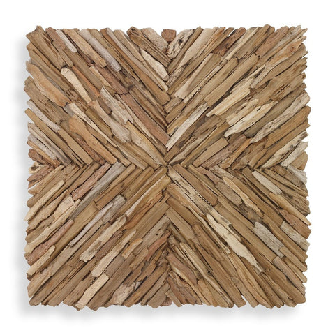 Outland Wood Wall Decor, Natural