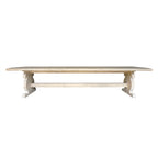Baroque Style Teak Table – Reclaimed Weathered Teak