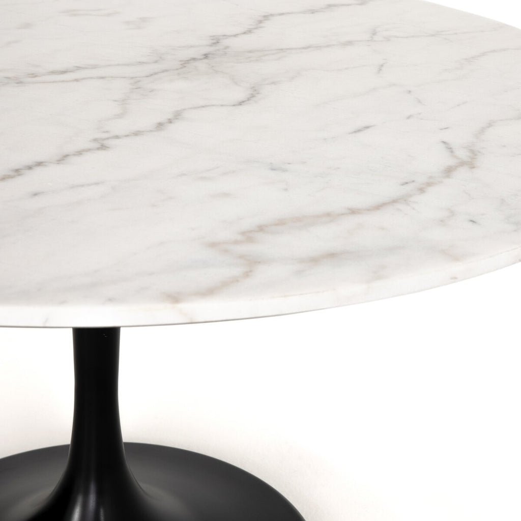 Powell Dining Table-White Marble