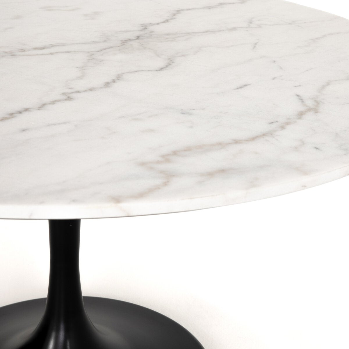 Powell Dining Table-White Marble