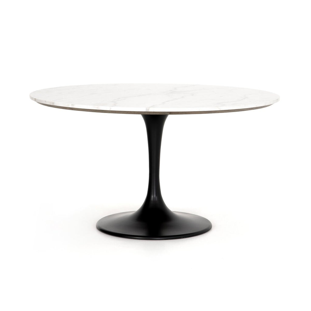 Powell Dining Table-White Marble