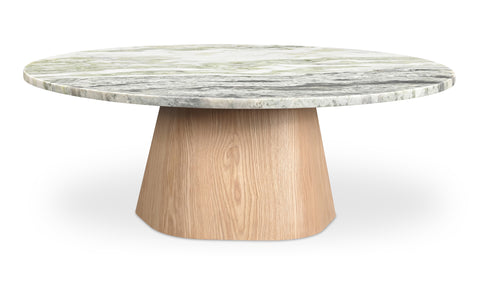 Evelyn Coffee Table Green Onyx Marble