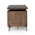RAFFAEL DESK-ANTIQUE BROWN - Hedi's Furniture