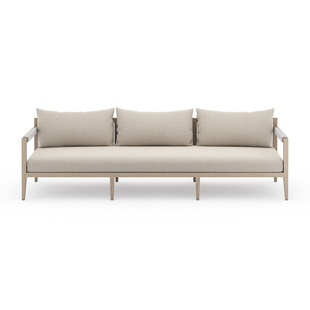 Sherwood Outdoor Sofa, Washed Brown