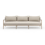 Sherwood Outdoor Sofa, Washed Brown