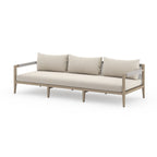 Sherwood Outdoor Sofa, Washed Brown