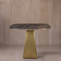 Equilateral Bistro Table - Michelangelo/Brass, 2 CARTONS