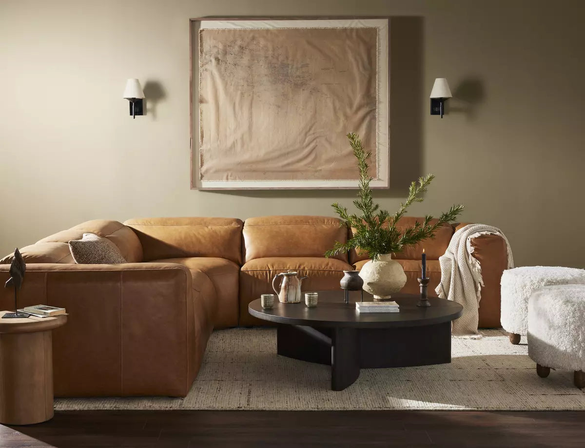 Radley Power Recliner 5-Piece Sectional/Leather - Hedi's Furniture