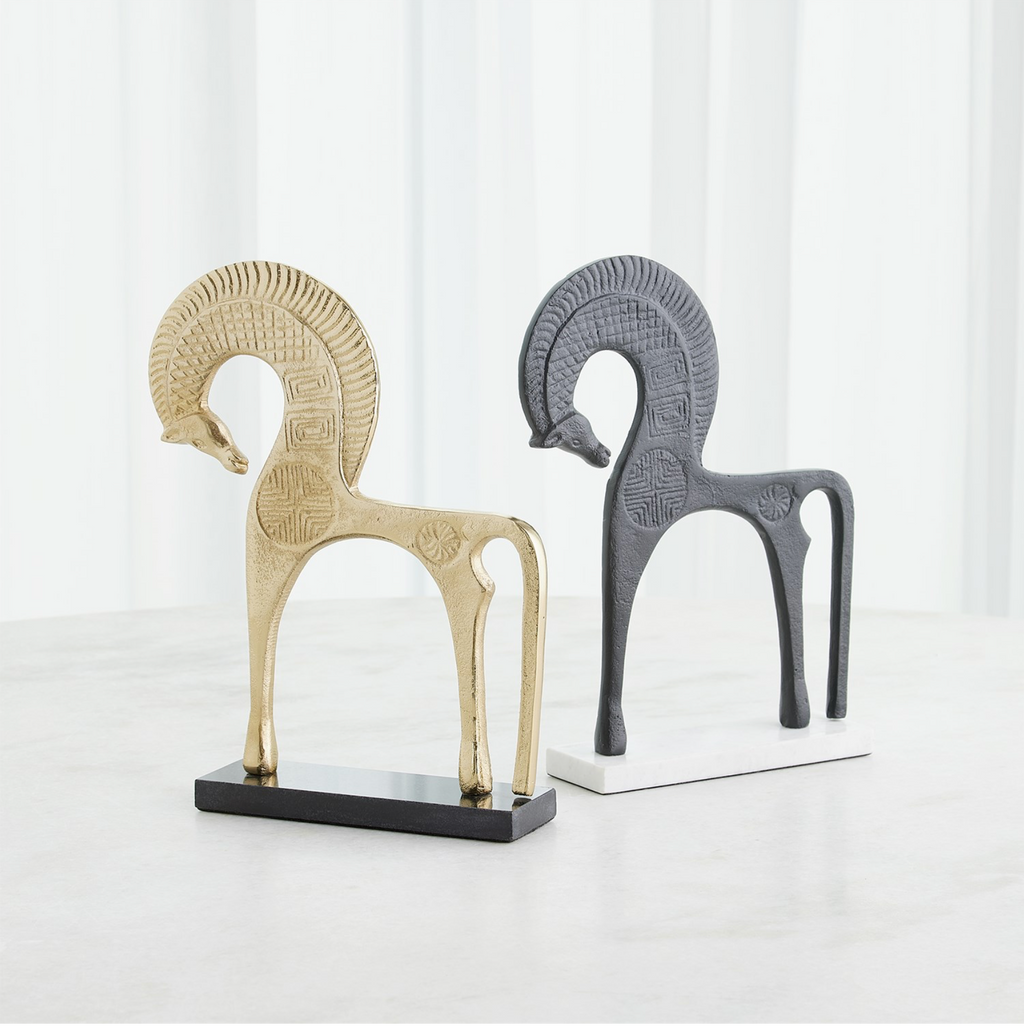 DECO HORSE-BLACK