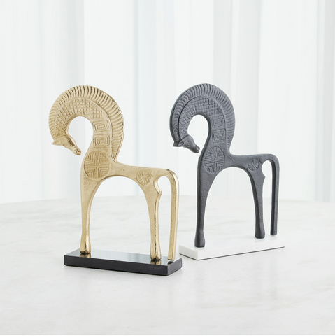 DECO HORSE-BLACK