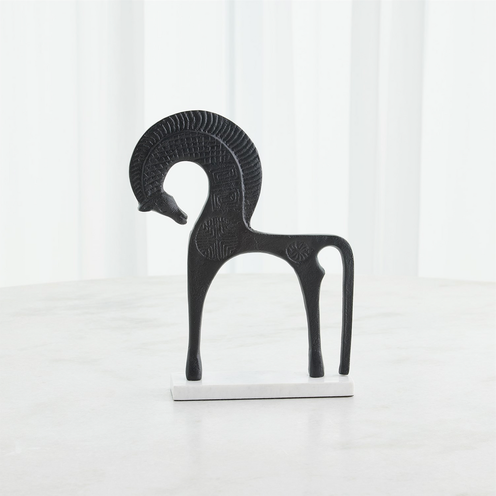 DECO HORSE-BLACK