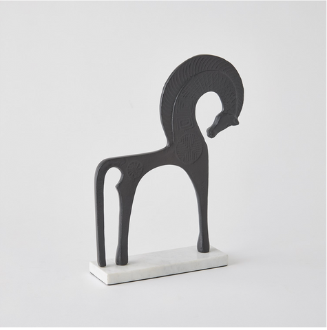 DECO HORSE-BLACK