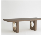 OCULUS DINING TABLE-NUTMEG