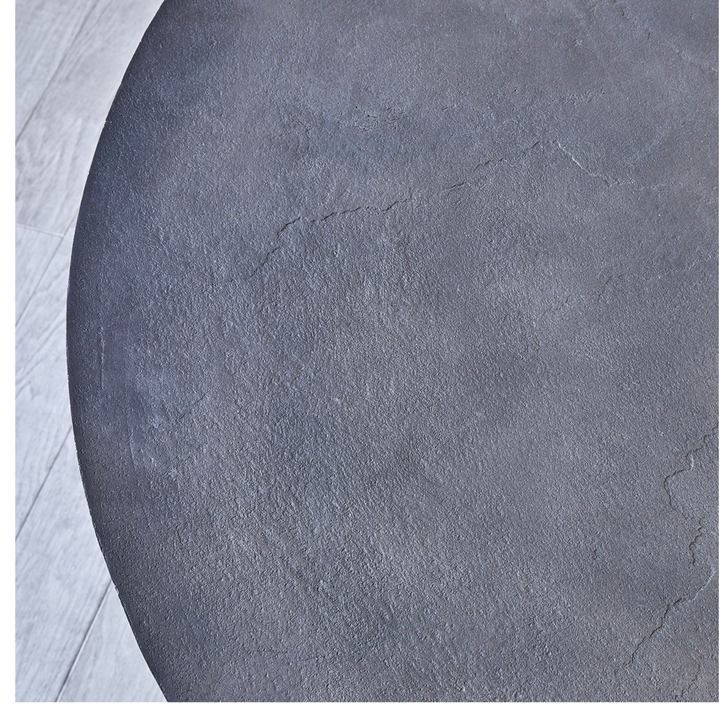APEX DINING TABLE-BLACKENED FINISH