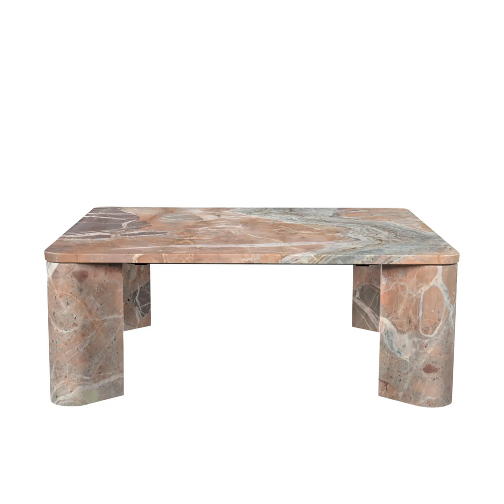 Segment Coffee Table Orange Levante Marble