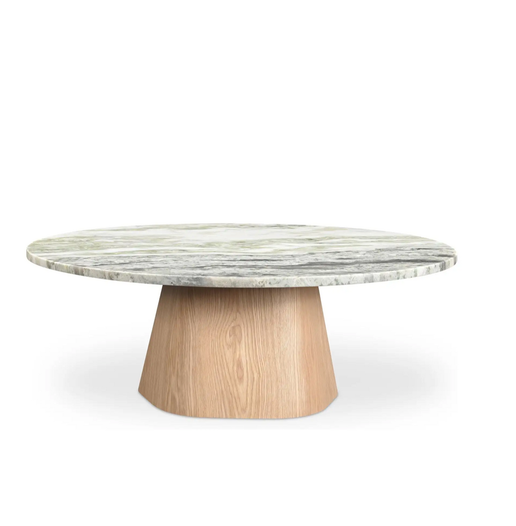 Evelyn Coffee Table Green Onyx Marble