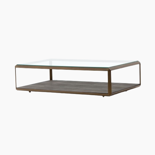 Shagreen  Shadow Box Coffee Table - Hedi's Furniture