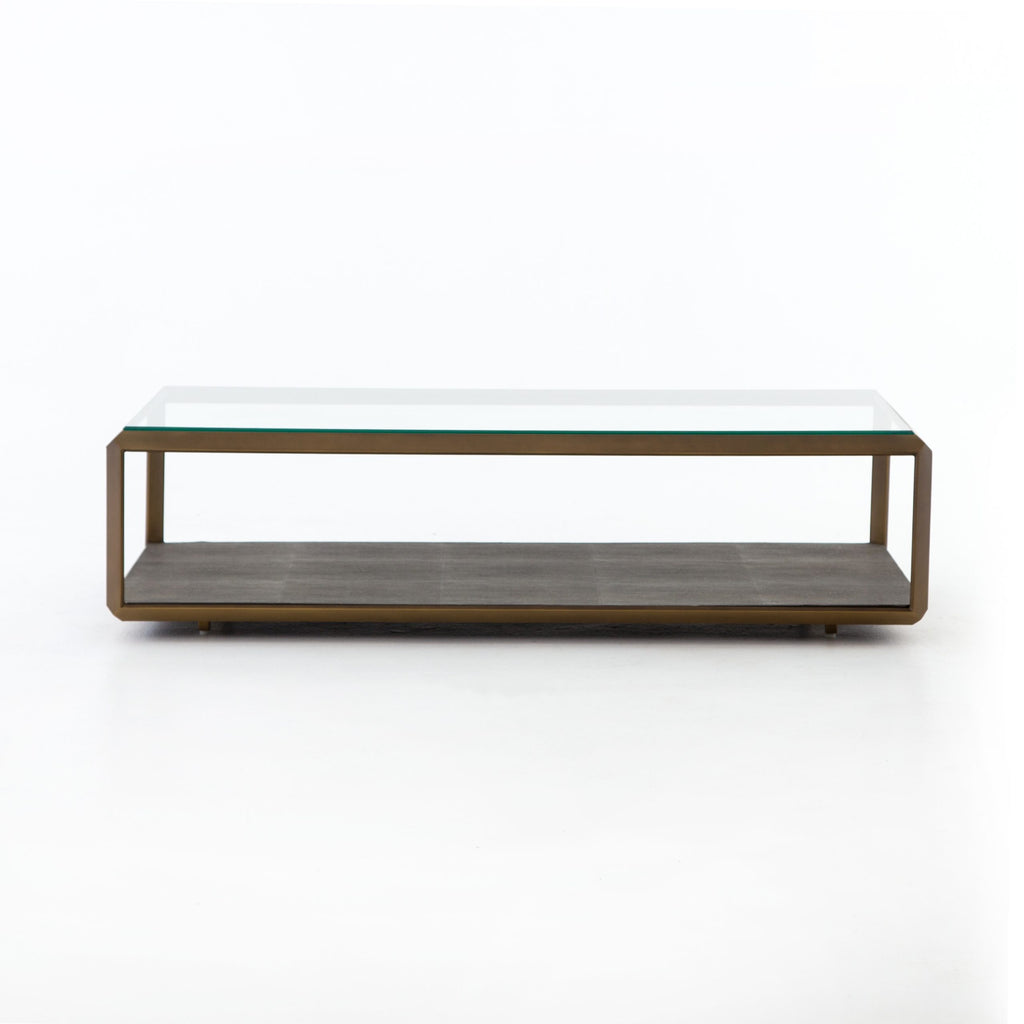 Shagreen  Shadow Box Coffee Table - Hedi's Furniture