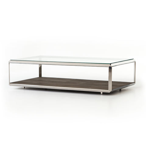 Shagreen  Shadow Box Coffee Table - Hedi's Furniture