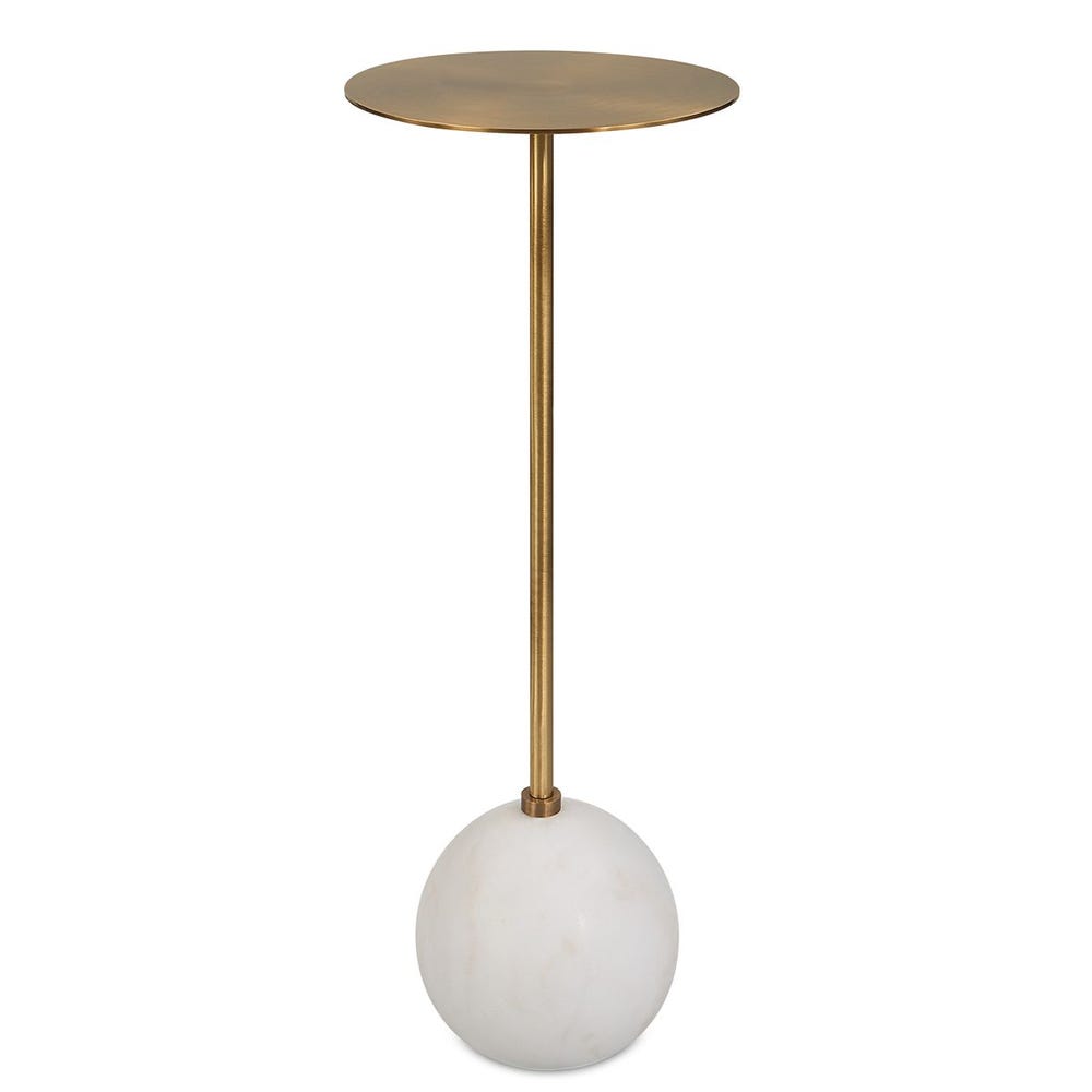 Gimlet Drink Table, White
