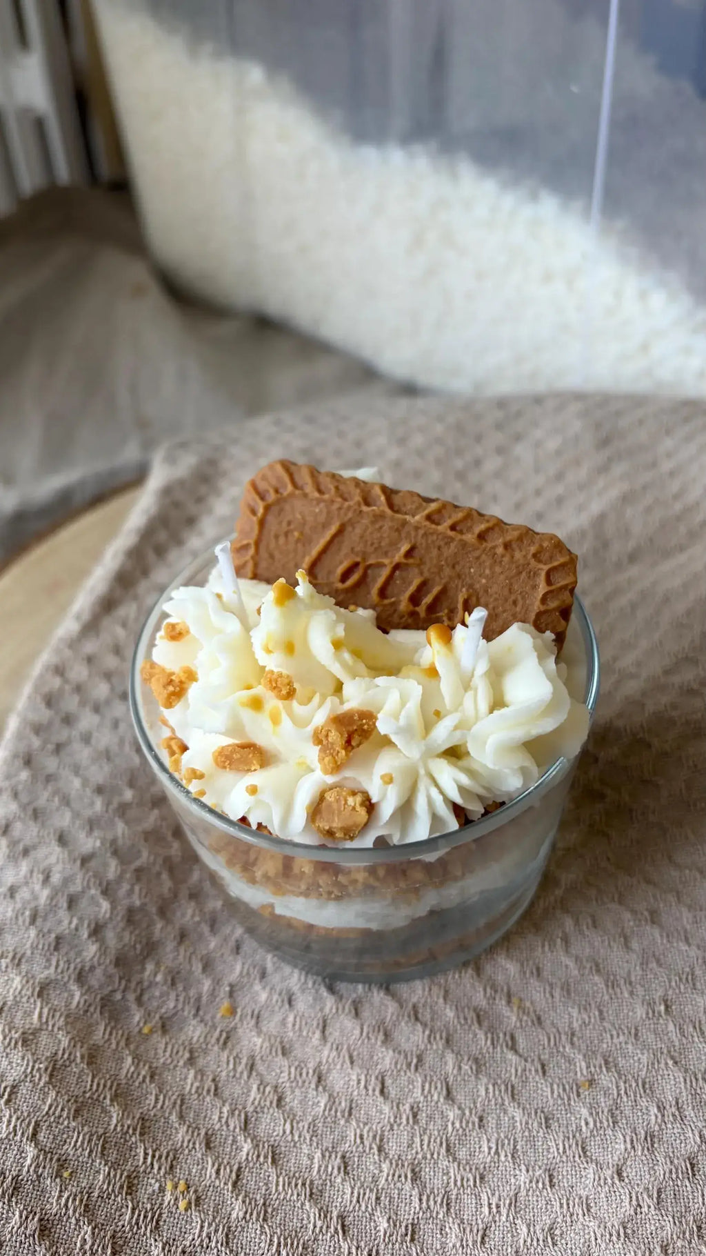 Cookie dessert candle, cookie scent,Small
