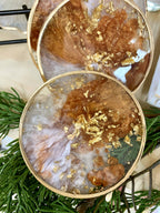 Perfectly Round Coasters: Olive