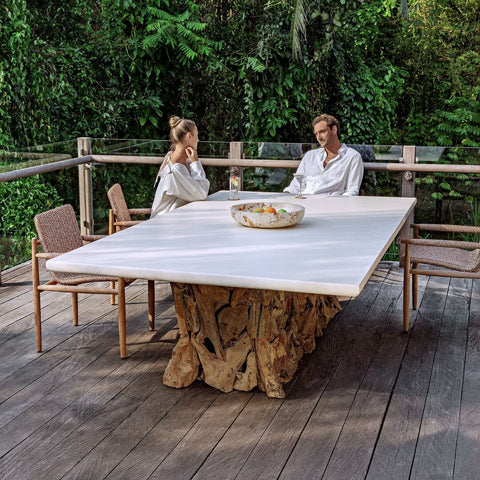 Stonewood Indoor-Outdoor Ping Pong Dining Table, 2 CARTONS
