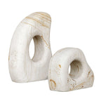 Stone Flow Outdoor Sculptures, S/2