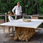 Stonewood Indoor-Outdoor Ping Pong Dining Table, 2 CARTONS