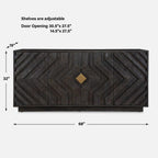 Faulkner 4 Door Cabinet