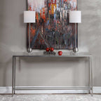 Hayley Console Table, Silver