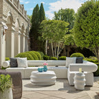 Bolster Back Outdoor Sofa, Corner