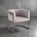 REGAN BARREL LEATHER CHAIR