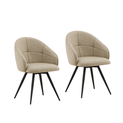 Ayla Swivel Dining Chair/ Set of 2