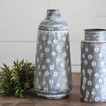 Cimarron Rustic Floral Metal Dried Florals Vase