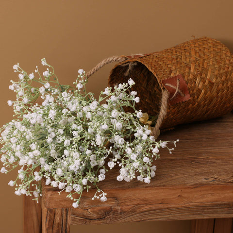 Pack of 5 stems-real touch baby's breath bundle
