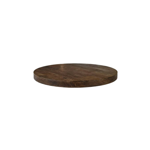 Dining Table Round Table Top - Espresso - Mango Wood