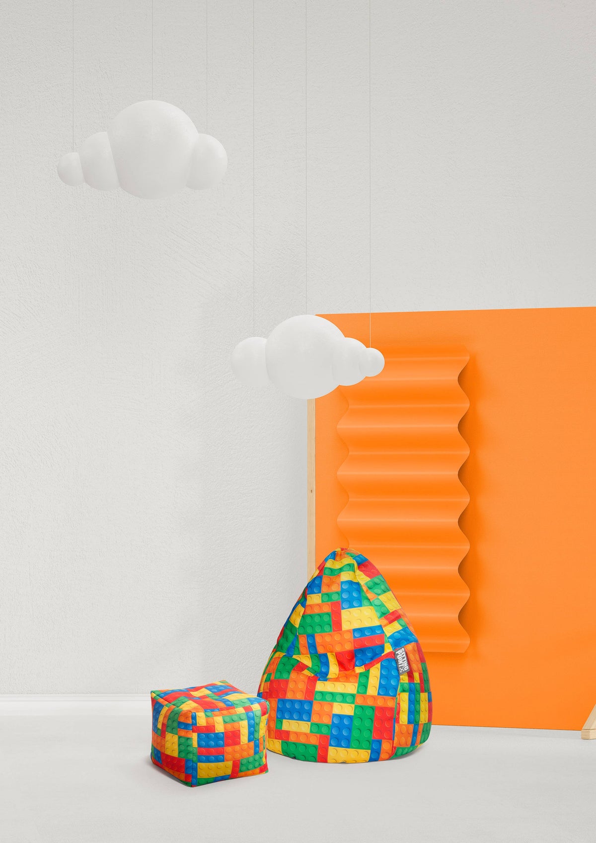 Gouchee Cube Bricks Ottoman