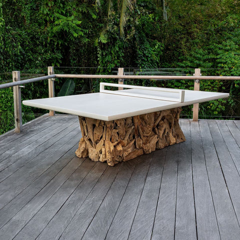 Stonewood Indoor-Outdoor Ping Pong Dining Table, 2 CARTONS