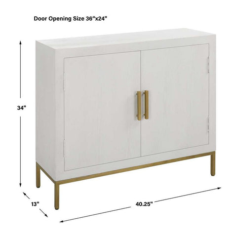 Front Range 2 Door Cabinet, White