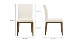 Frankie Dining Chair White - Set Of Two