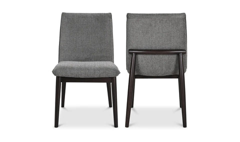 Charlie Dining Chair Dark Grey – Set Of Two