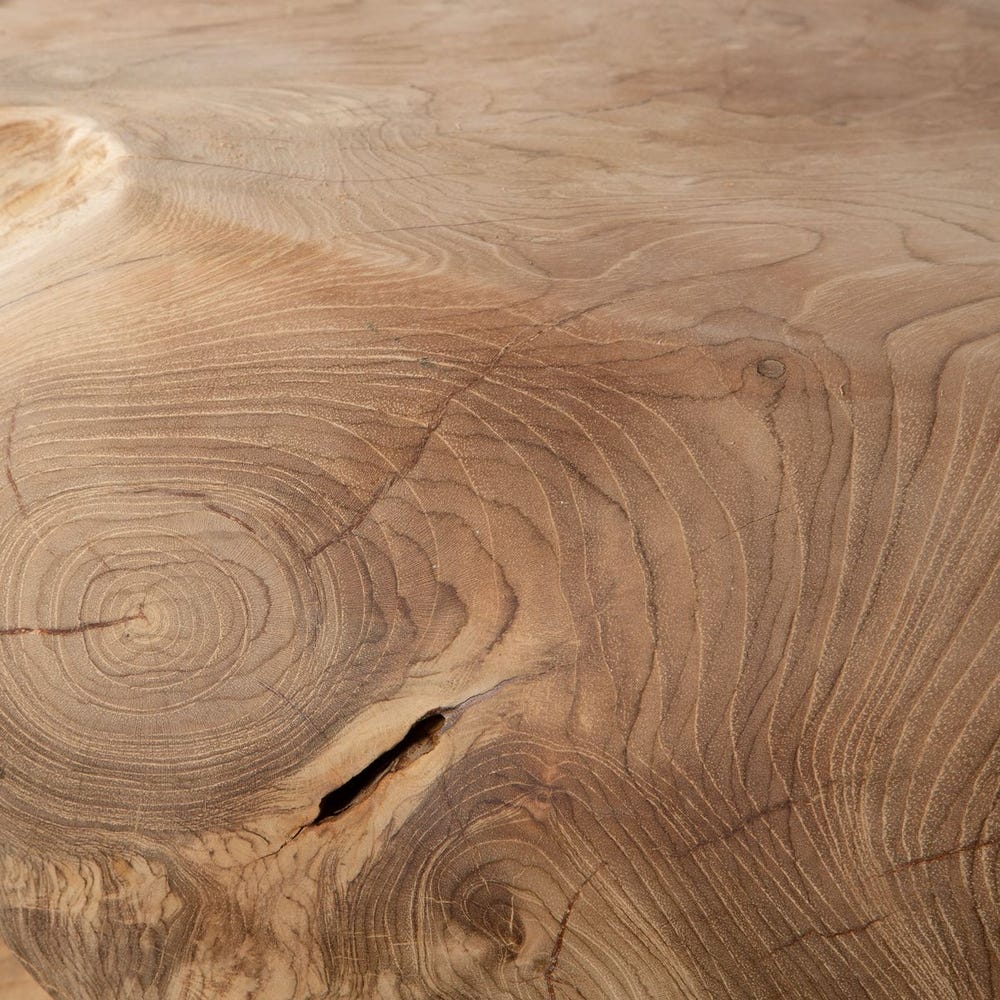 Sola Side Table, Bleached