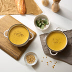Kook Ceramic Soup Bowls-S/4 with Handles, 26.5 oz,