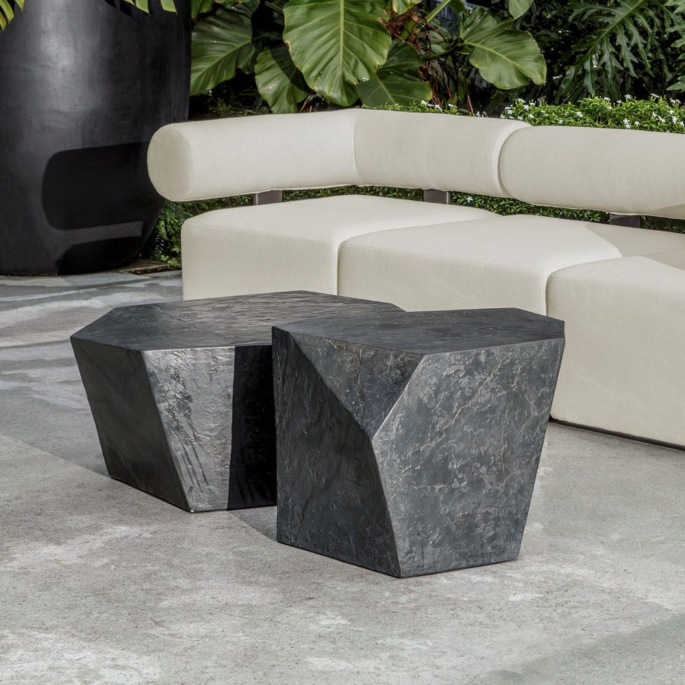 Bolster Back Outdoor Sofa, Corner