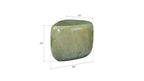 Wedge End Table, Lichen Finish