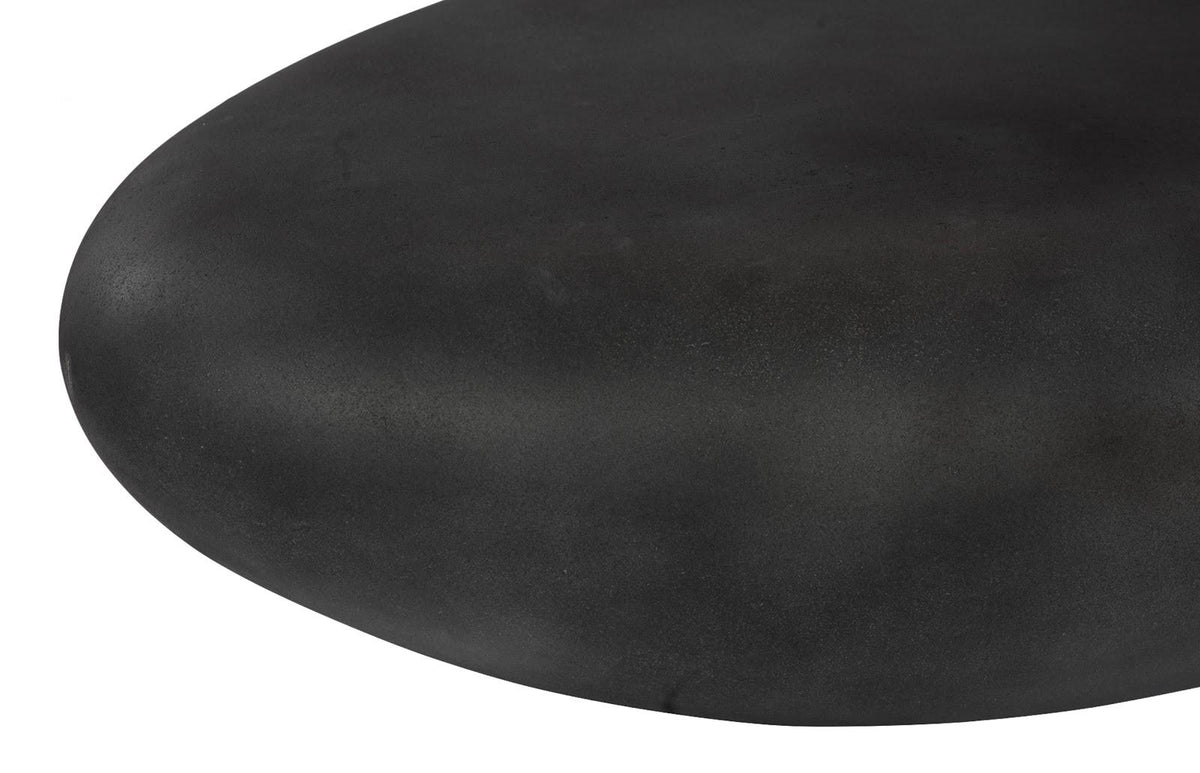 River Stone Coffee Table, Charcoal Stone, Extra Large