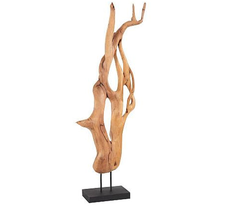 Mahogany Wood Sculpture, Table Top, Size, Shape, Styles Vary