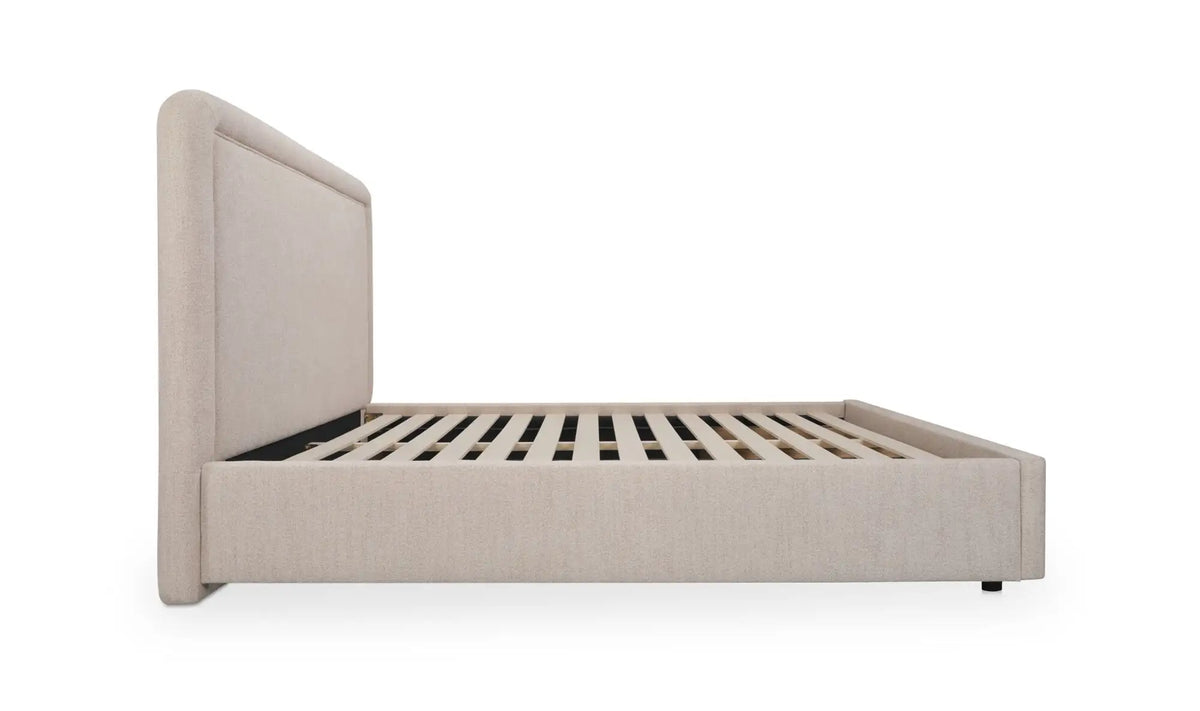 Simon Storage Bed Flecked Beige