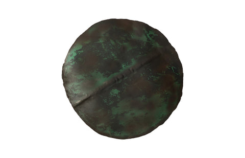 Reclaimed Oil Drum Wall Disc Individual Pieces, Assorted Colors and Depths